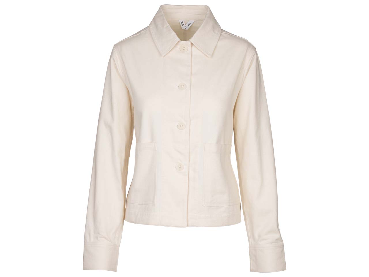 MELA Bio-Damen-Workwear-Twill-Jacke "MAALAI" cream, Gr. L