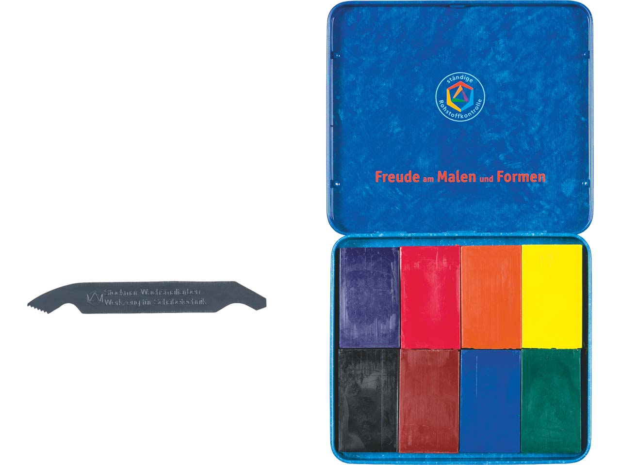 STOCKMAR Wachsmalblöcke mit reinem Bienenwachs, 8 Stk.