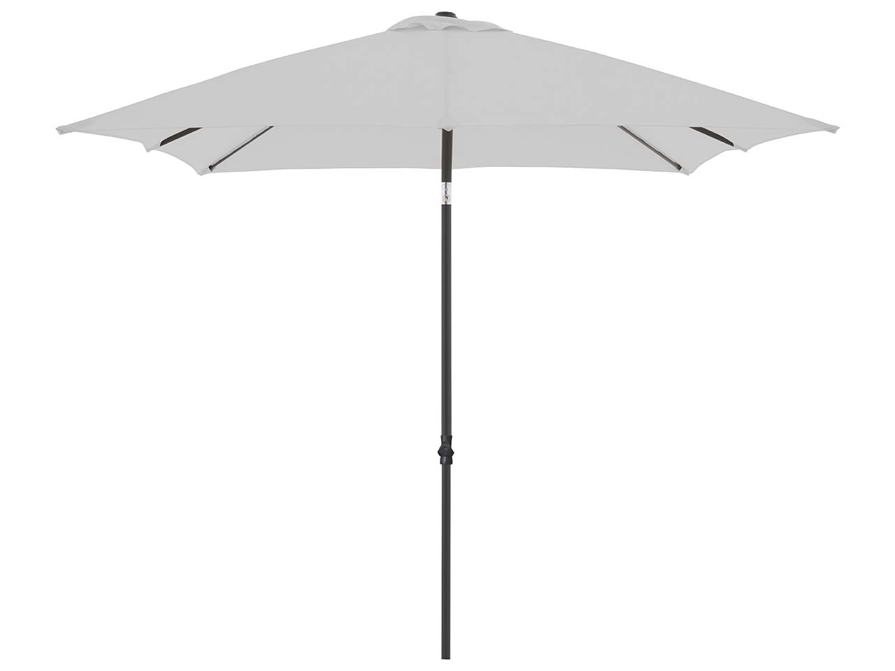 doppler Sonnenschirm "Push up Basic" 210 x 210 cm, HV, hellgrau