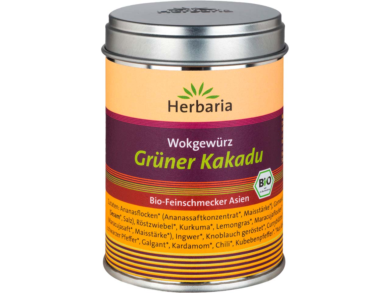Herbaria Bio-Gewürzmischung "Grüner Kakadu" für Wokgerichte, 85 g