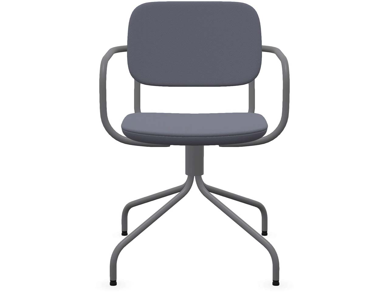 Profim Besucherstuhl "NORMO" mit drehbarem Sternfußgestell, lavendel