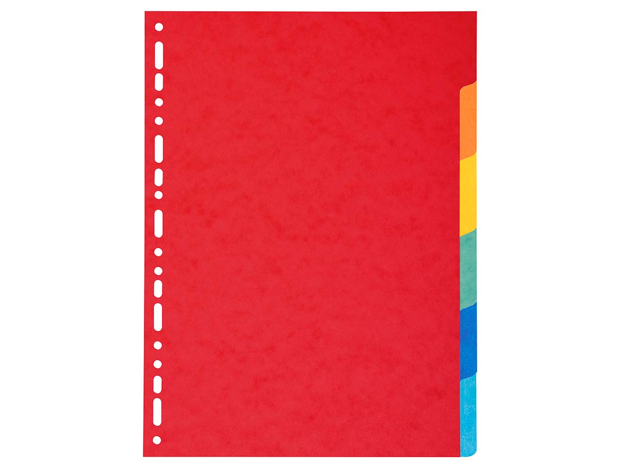 Exacompta Register blanco, aus Recyclingkarton, 6-teilig, DIN A4