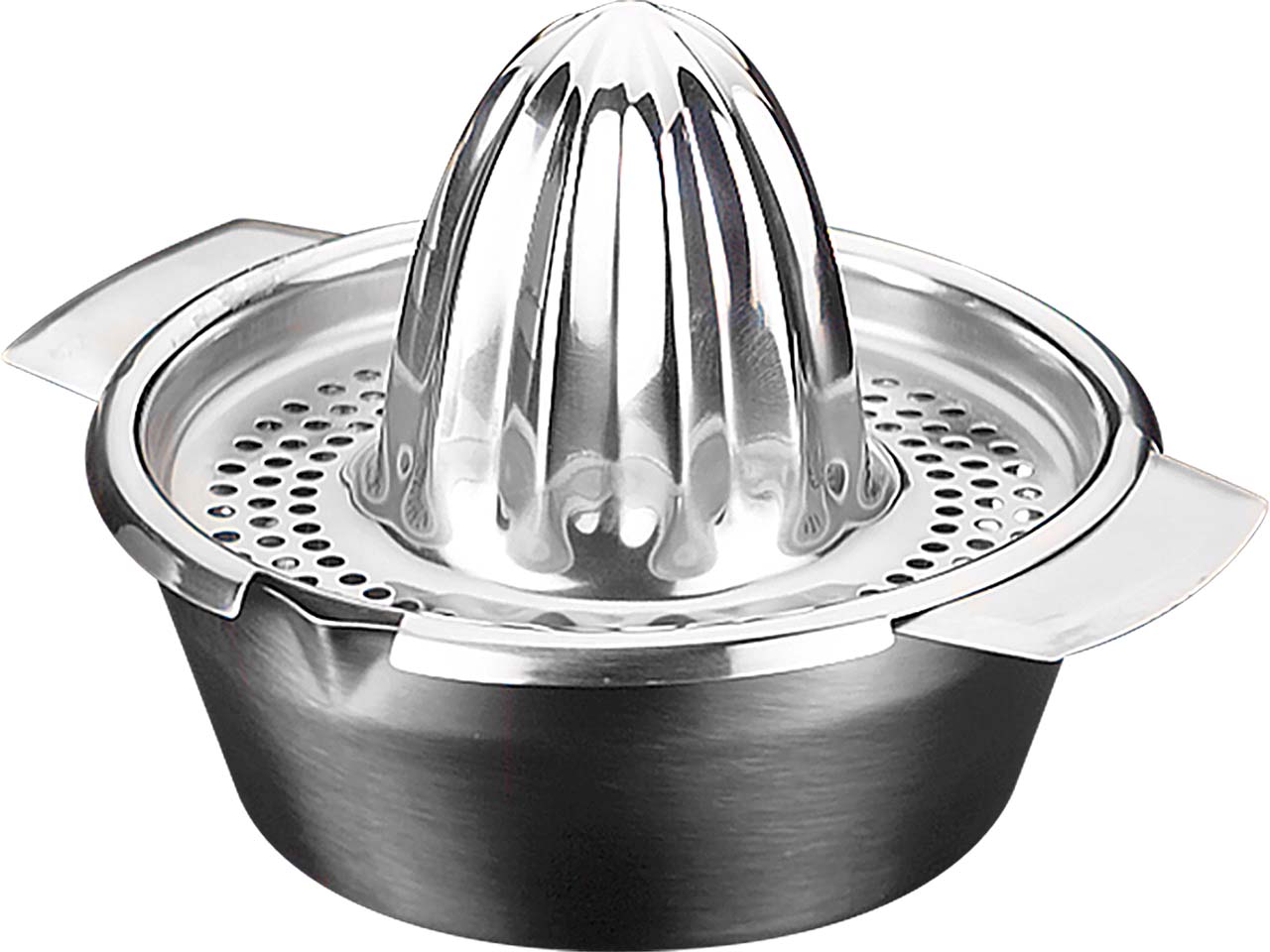 Metaltex Zitruspresse aus Edelstahl