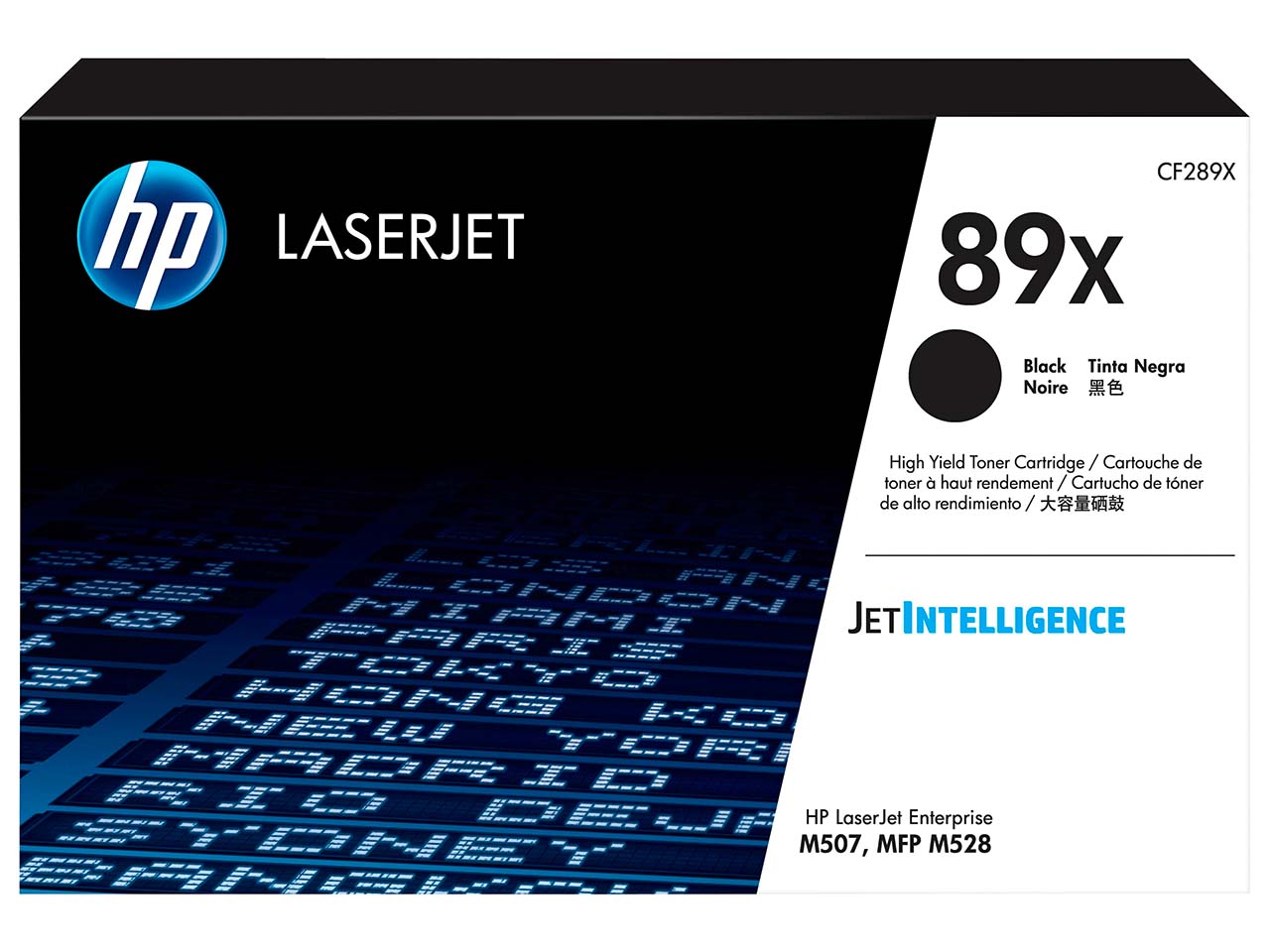 hp Druckkassette CF289X, Nr. 89X schwarz