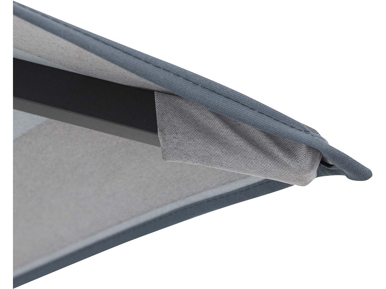 doppler Sonnenschirm "myZone Auto Tilt" 300 x 200 cm, HV, Blockstreifen anthrazit