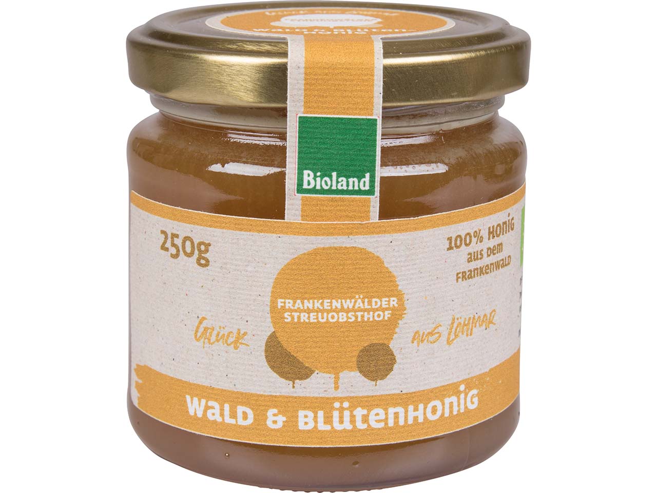 FRANKENWÄLDER STREUOBSTHOF Bio-Wald & Blütenhonig, 250 g