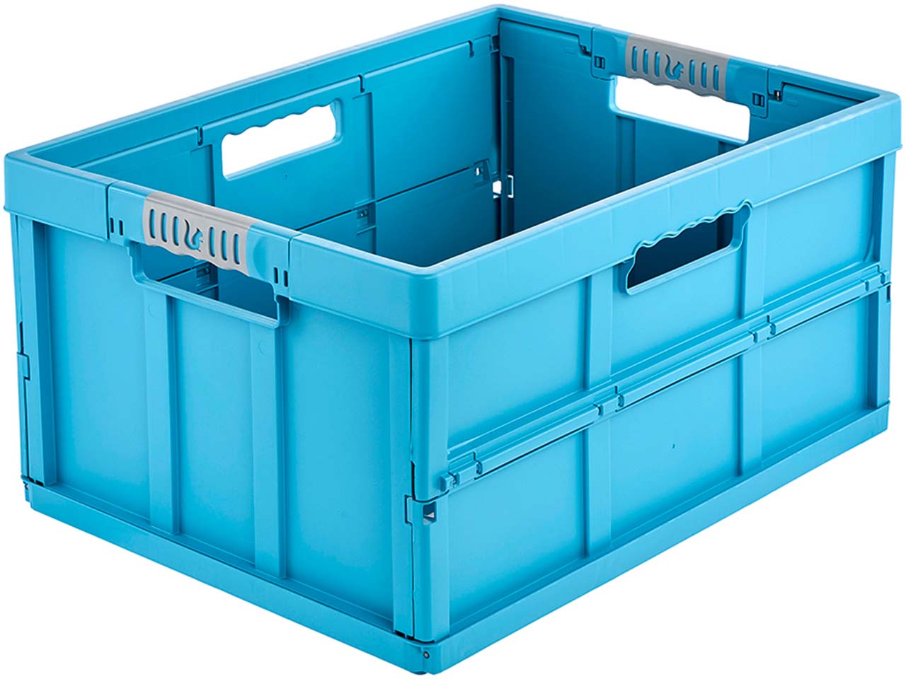 keeeper Profi-Klappbox mit Softgriffen "Eco Benno" 53,5 x 37,5 x 27,5 cm, 45 l, sky blue
