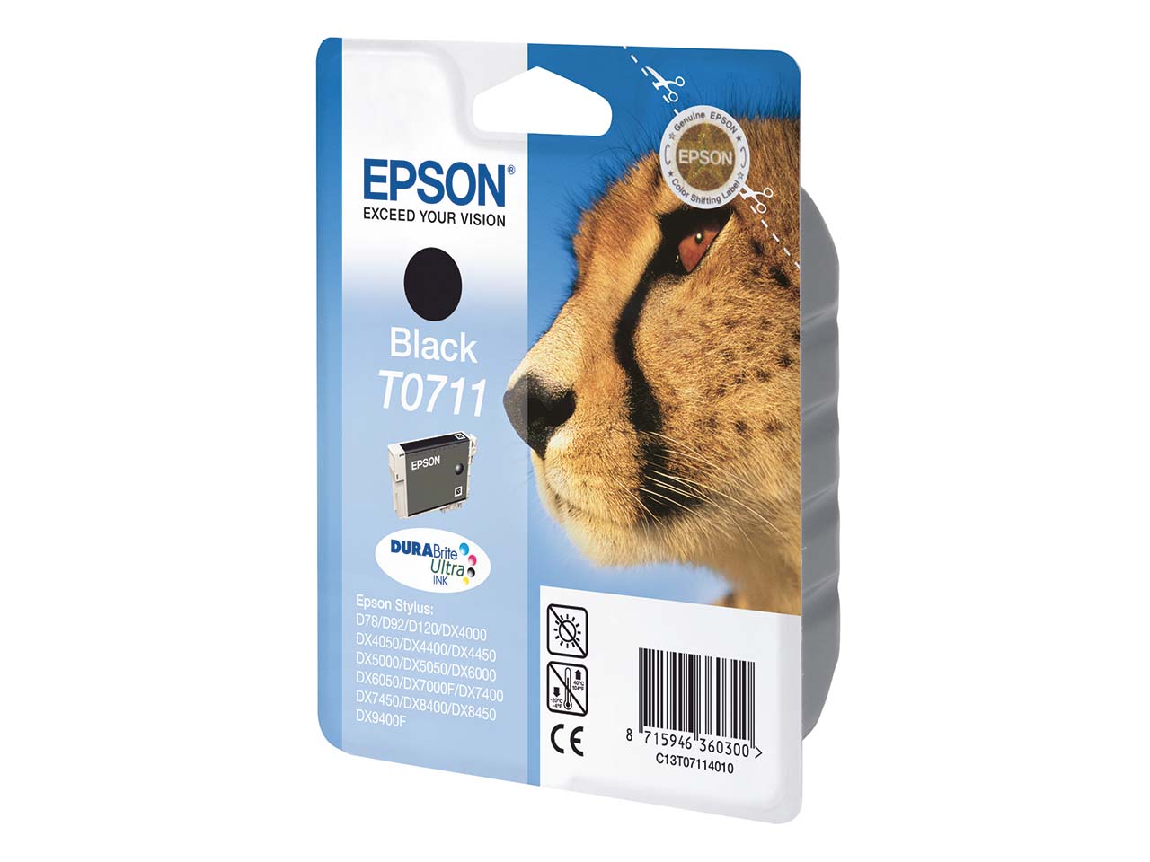 Epson Tintenpatrone T071140 schwarz