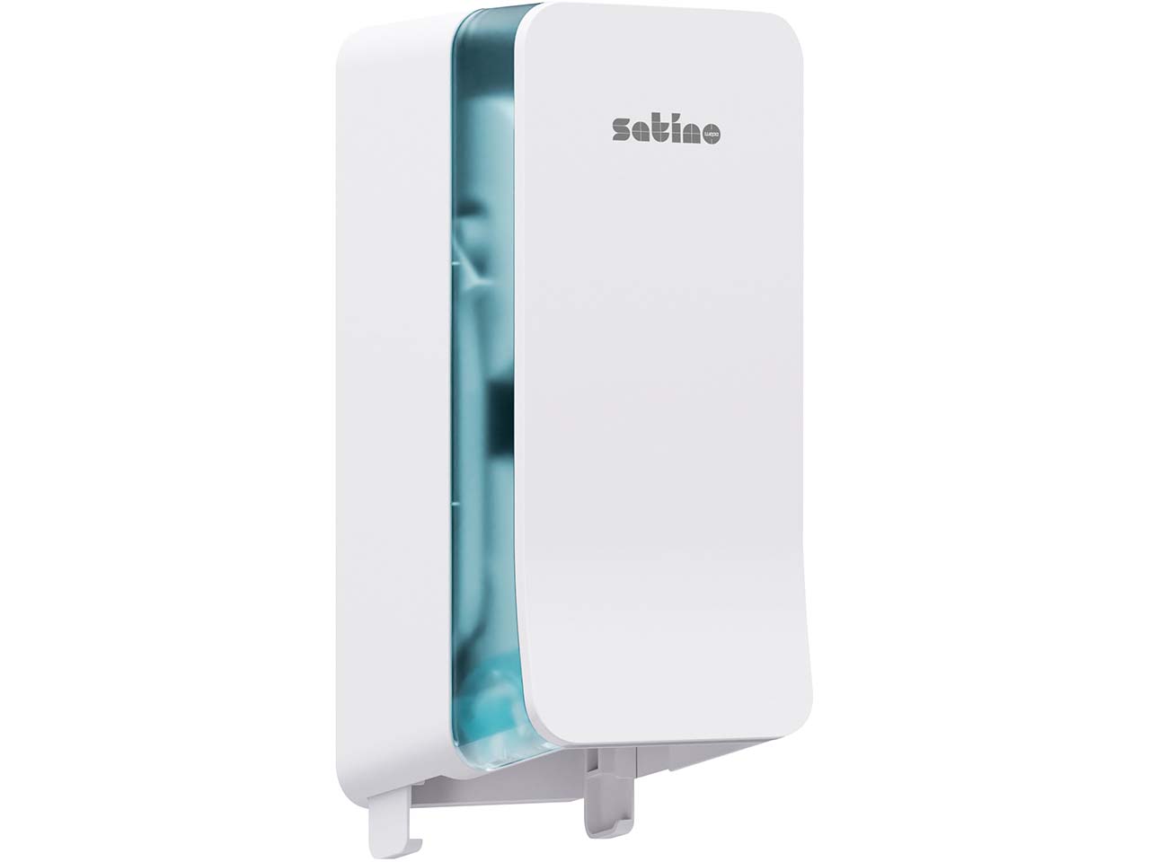 Satino Compactrollen-Toilettenpapier-Spender "HYGINITY" für 2 Rollen, weiß