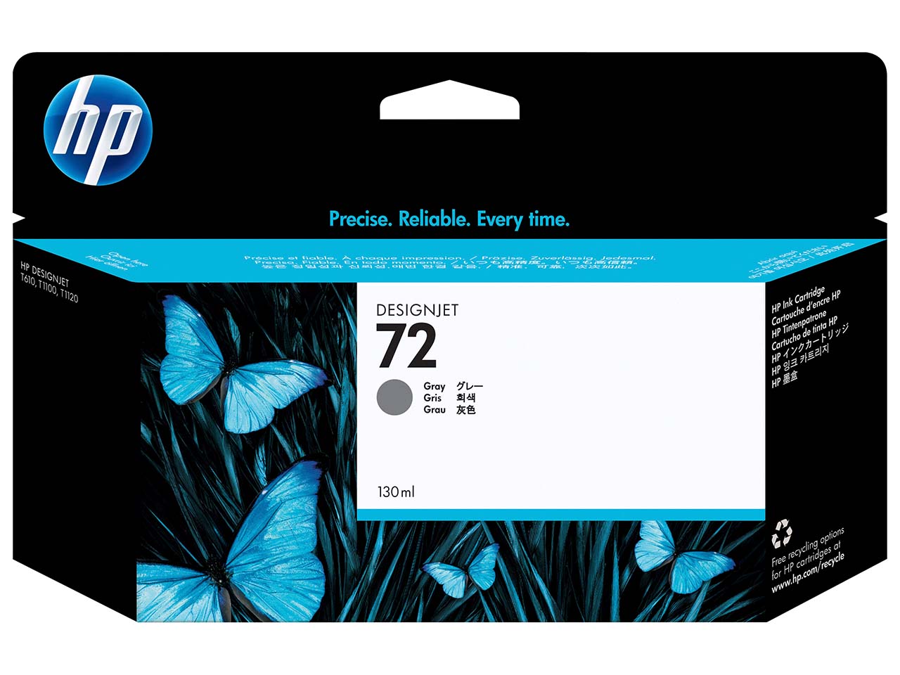 hp Tintenpatrone C9374A, Nr. 72XL grau