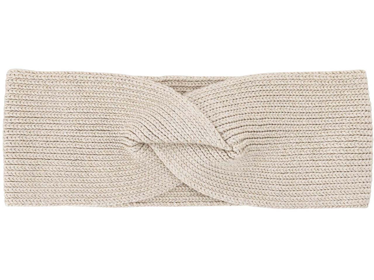 MELA Bio-Damen-Stirnband 'MEENA' geknotet, kiesel melange