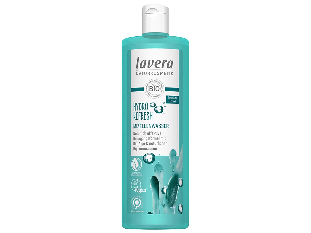 lavera Bio-Mizellenwasser "Hydro Refresh" mit Bio-Alge, 400 ml