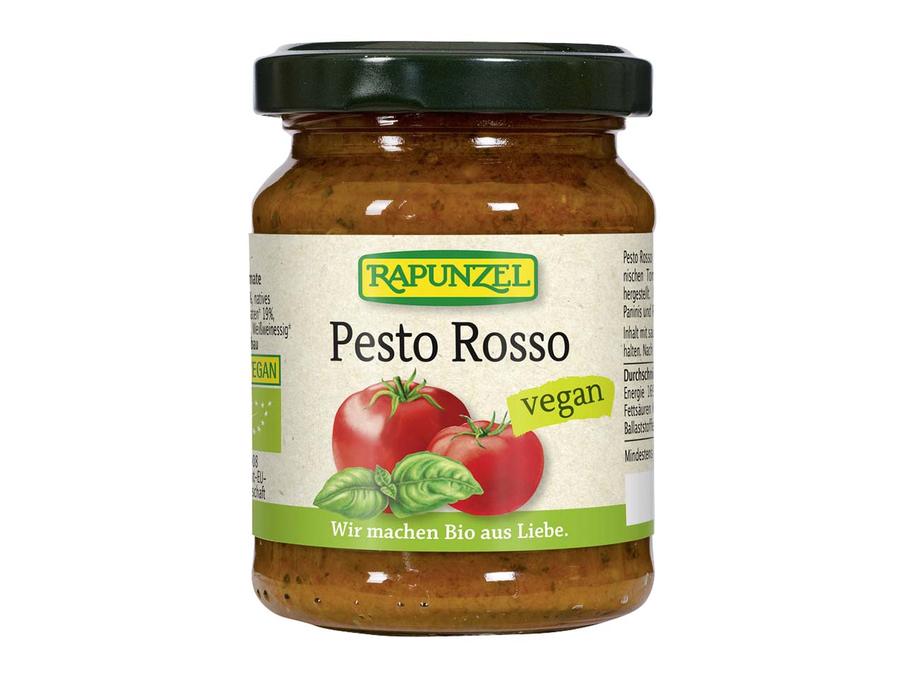 RAPUNZEL Bio-Pesto "Rosso", 130 ml