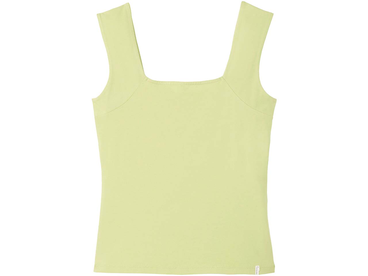 tranquillo Bio-Damen-Top mit Karree-Ausschnitt, herbal green, Gr. S