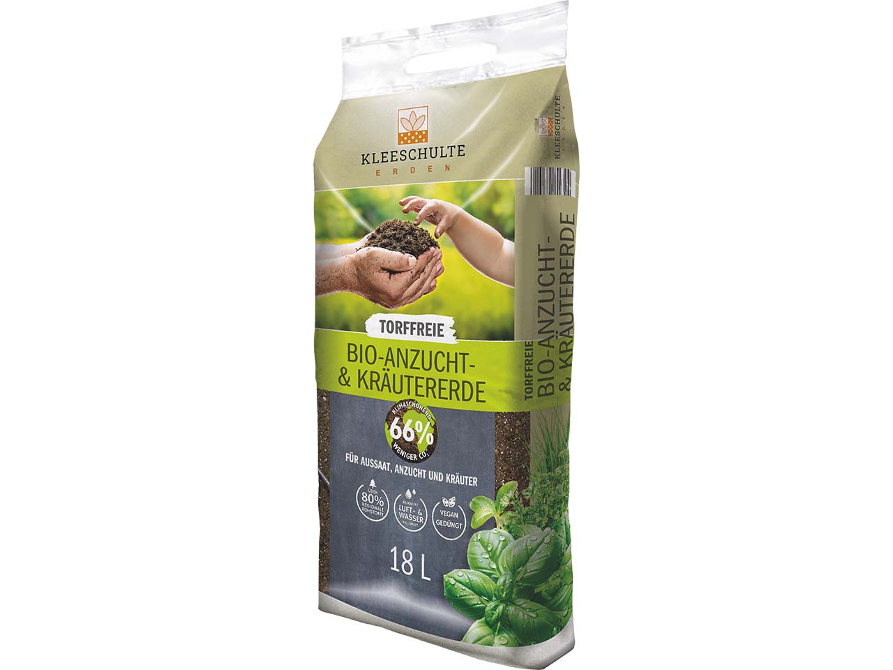Kleeschulte Bio Anzucht & Kräutererde, 18 l