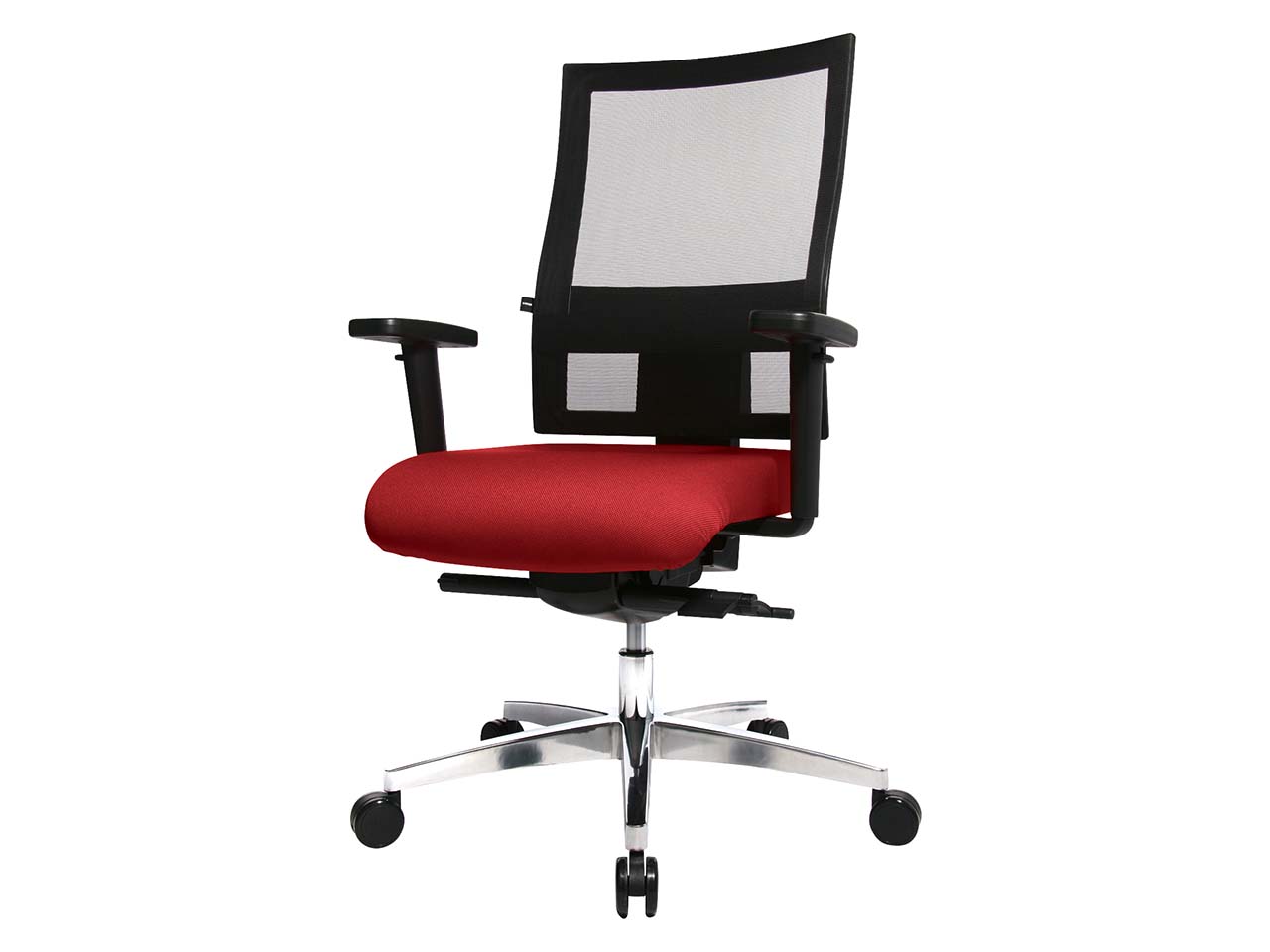 Topstar Bürodrehstuhl "Sitness 60" mit Armlehnen dunkelrot
