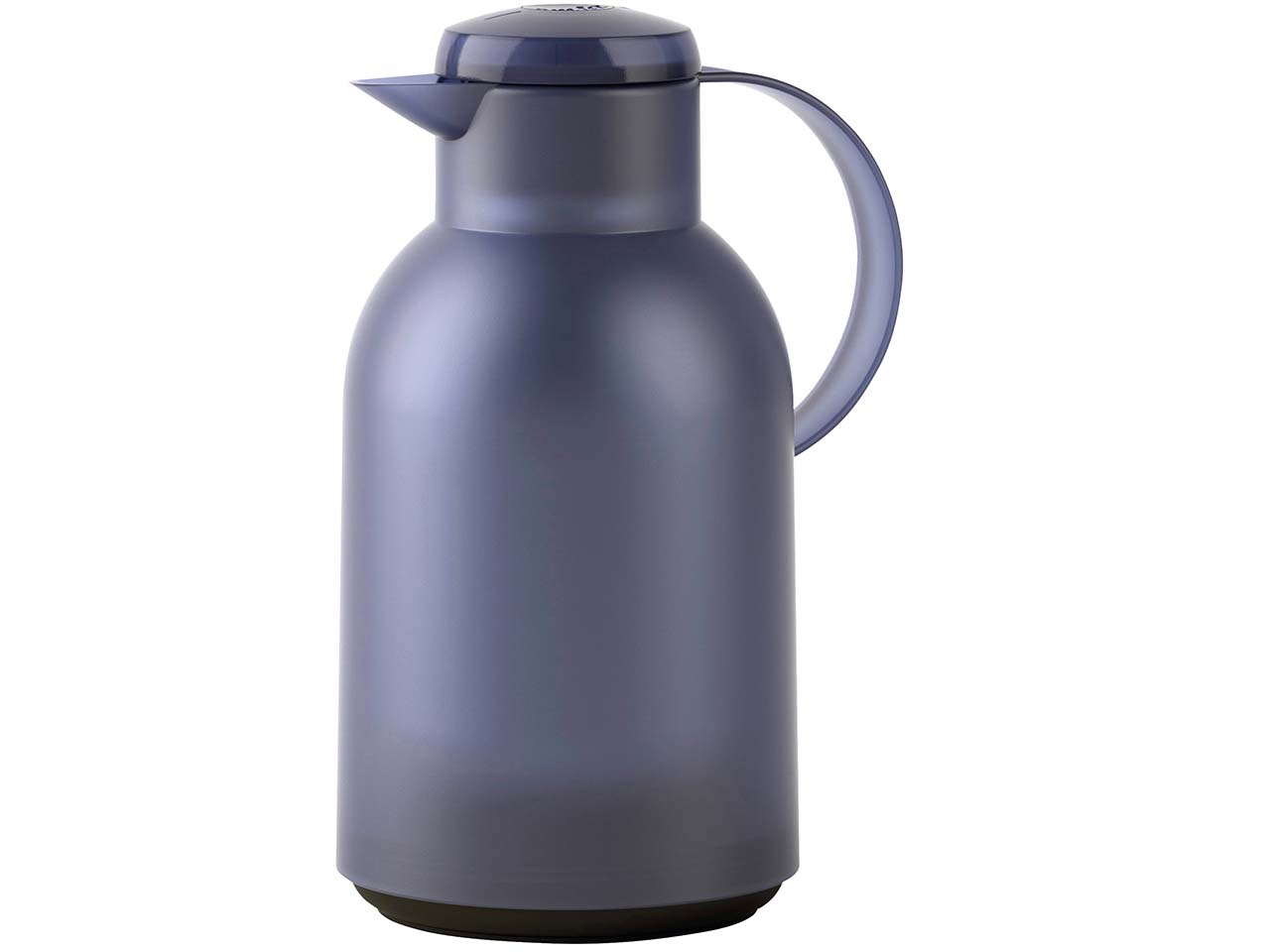 EMSA Isolierkanne "SAMBA" Quick Press, 1,5 l, transluzent/blau-grau