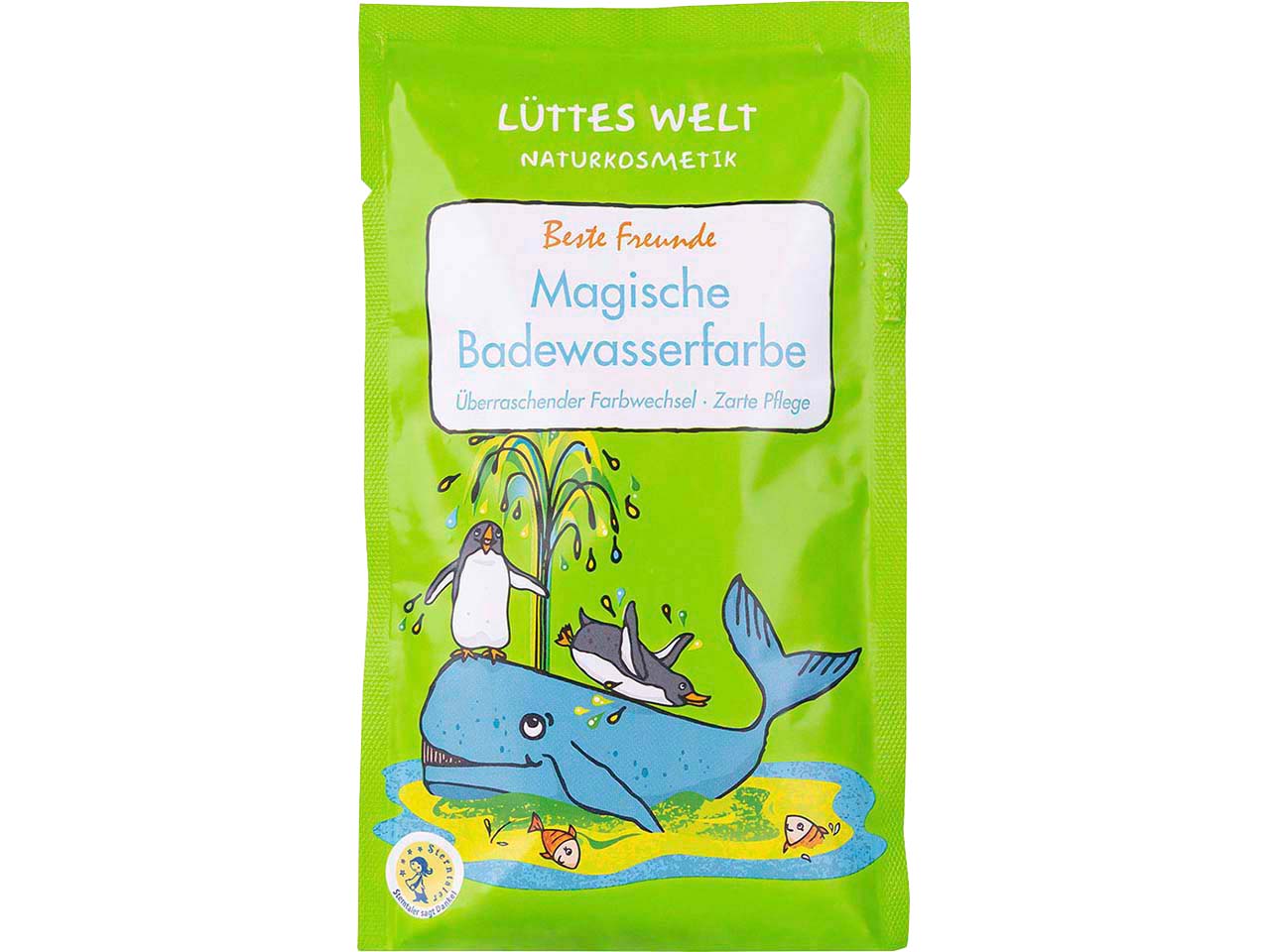 LÜTTES WELT Badezusatz Magische Badewasserfarbe "Beste Freunde", 80 g