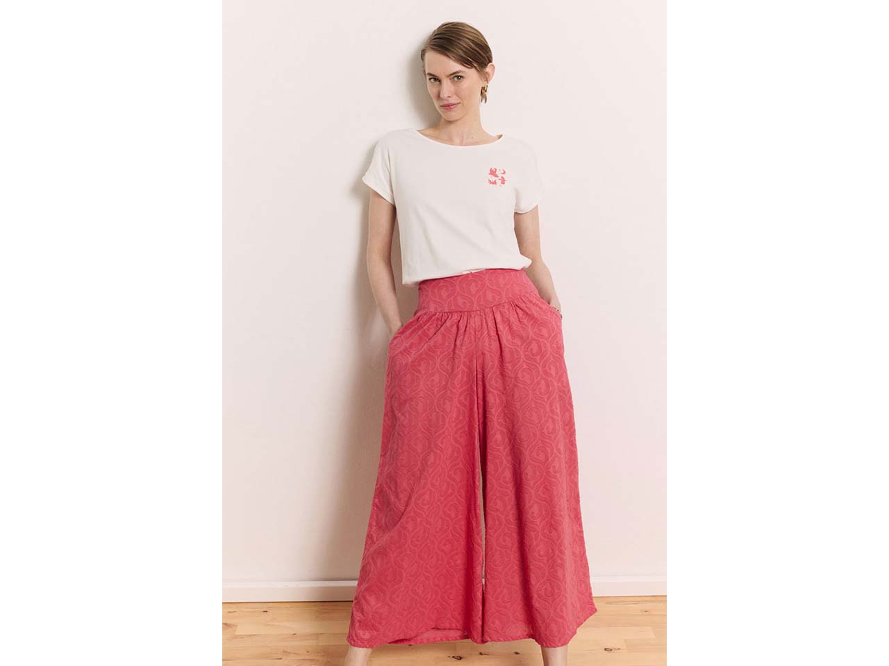 tranquillo Bio-Damen-Culotte 'Soniaa' in Batist-Optik, holly berry, Gr. 36