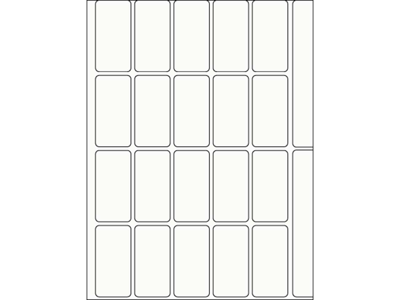 400 Etiketten 19 x 39 mm