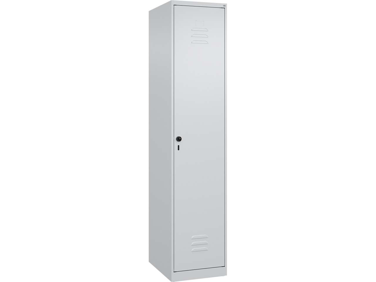C+P Spind Classic PLUS, 1 Abteil, 1850x400x500mm, Lichtgrau/Lichtgrau