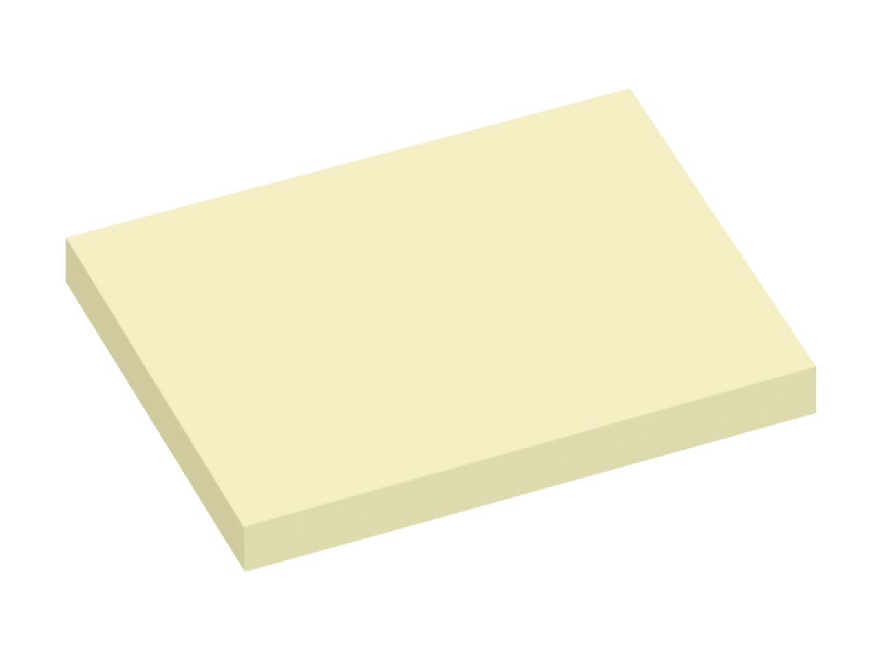 Info Haftnotizen "Powernotes" 100 Blatt, 100 x 75 mm, gelb