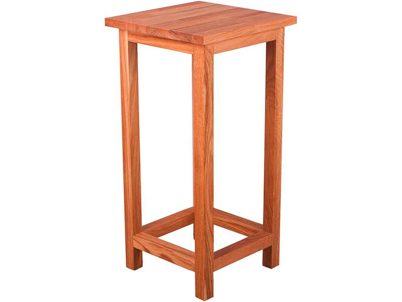 Blumenständer "MAX 2" B 30 x T 30 x H 60 cm, Plattenstärke 2 cm, Eiche geölt