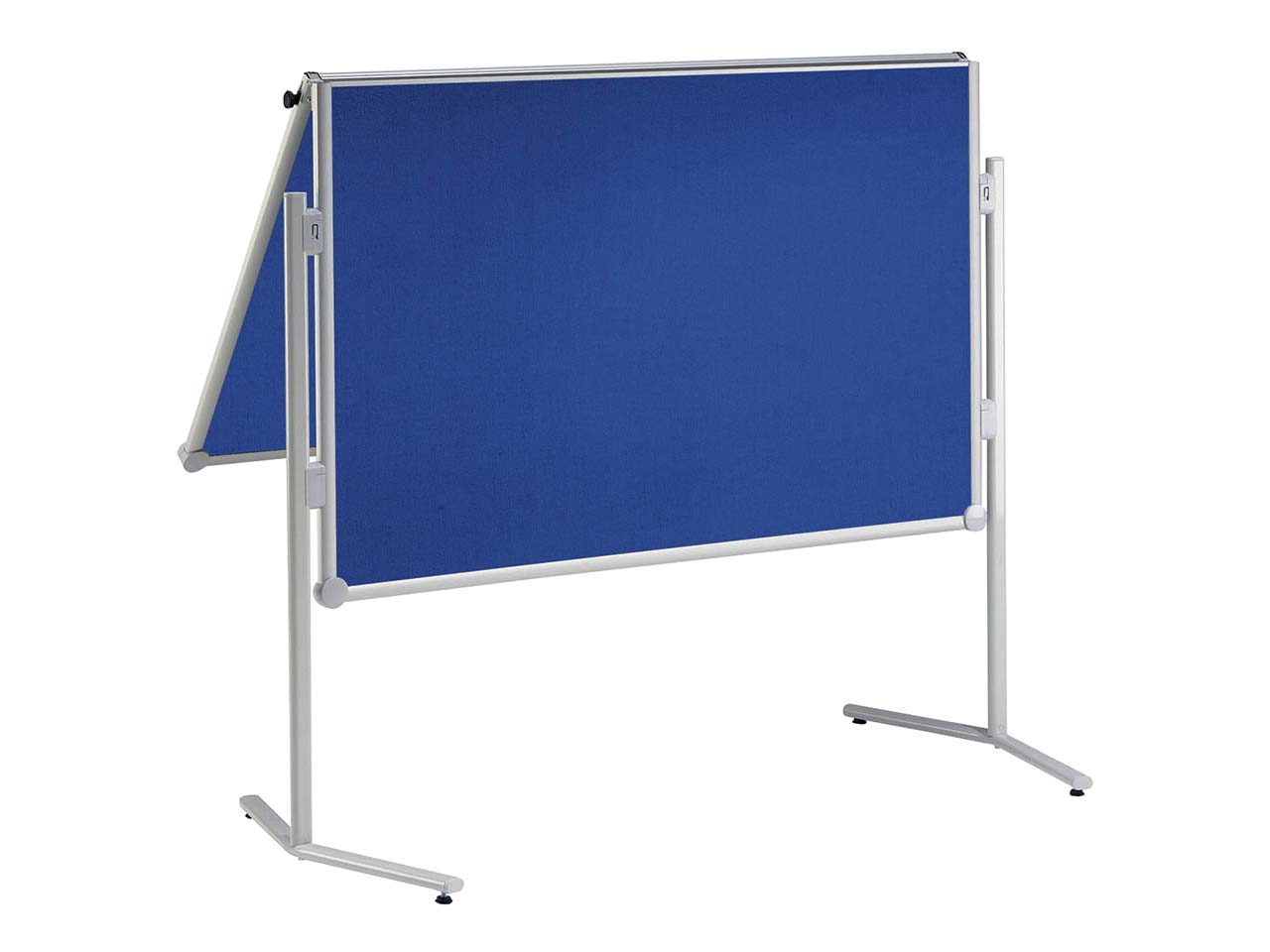 MAUL Moderationswand 'MAULpro' klappbar mit Textiloberfläche blau 150 x 120 cm