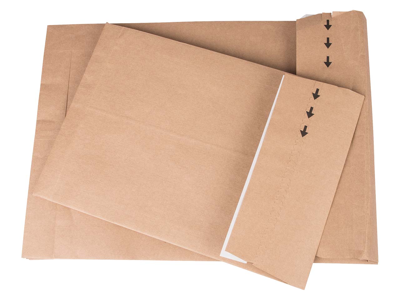 75 Stk. Wellpapp-Versandtaschen mit Retourenklebung, 350 x 470 mm