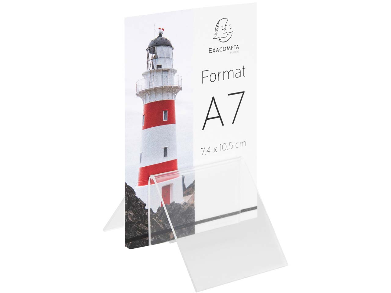 Exacompta Klemmkartenhalter "Exacryl M" aus PMMA, DIN A7, transparent