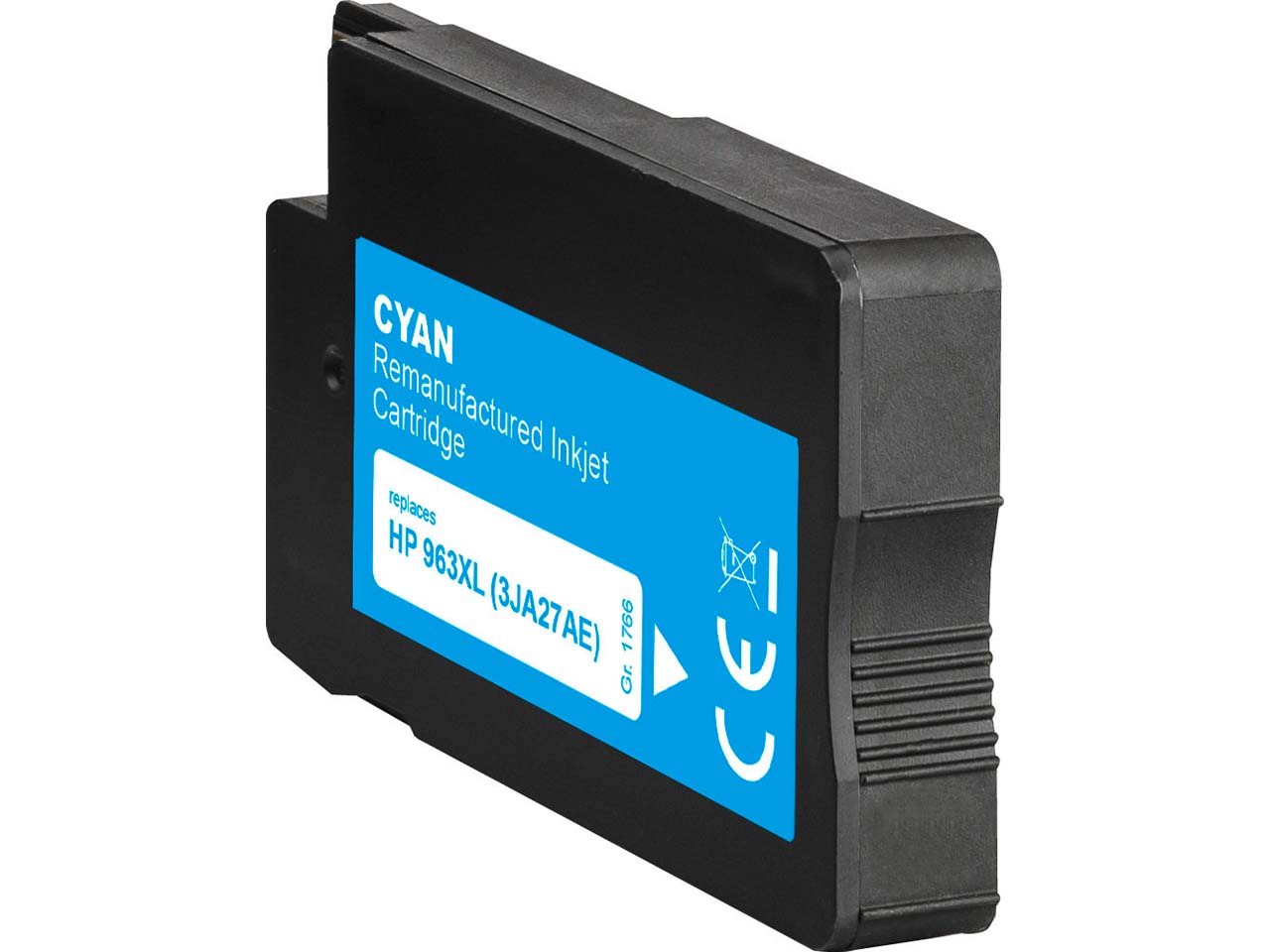 memo Tintenpatrone ersetzt HP 3JA27AE, Nr. 963XL cyan
