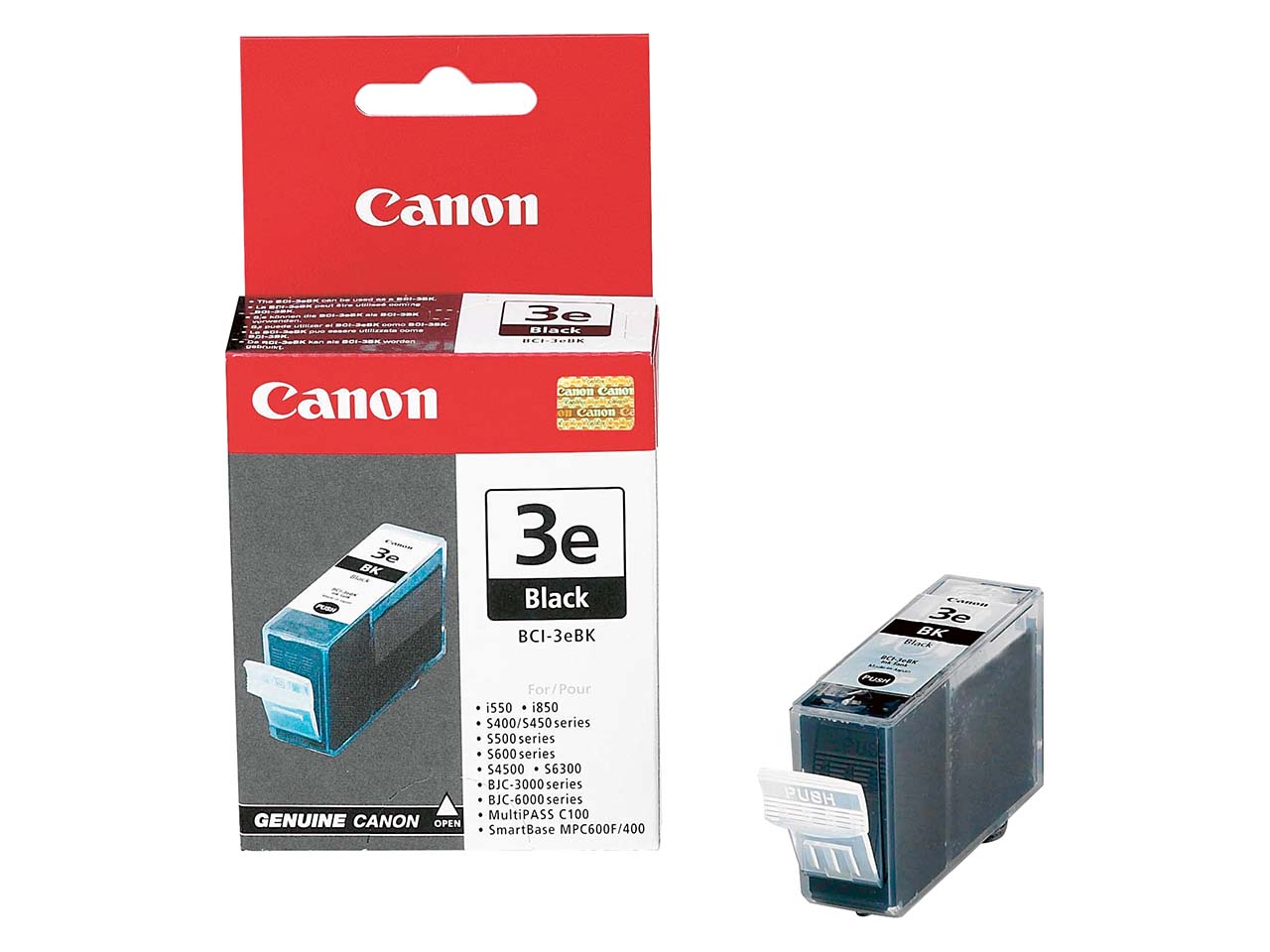 Canon Tintenpatrone BCI-3eBk schwarz