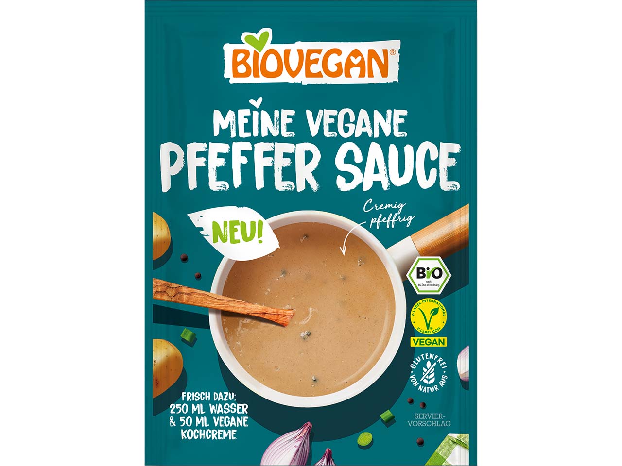 BIOVEGAN Vegane Pfeffersoße, 35 g