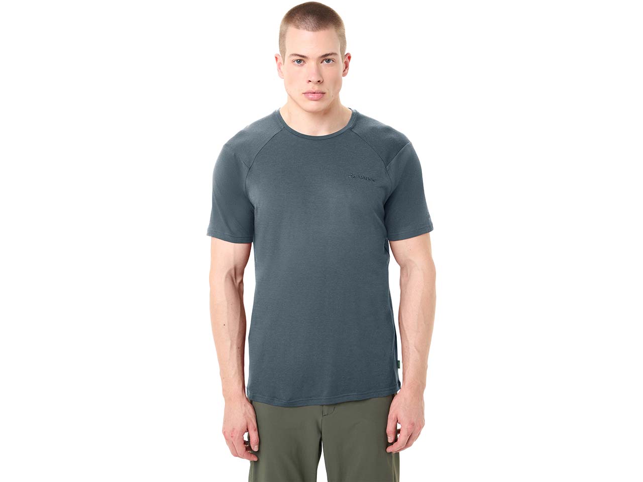 VAUDE Herren-T-Shirt 'Essential Wool' mit 90 % Merinowolle, heron, Gr. L