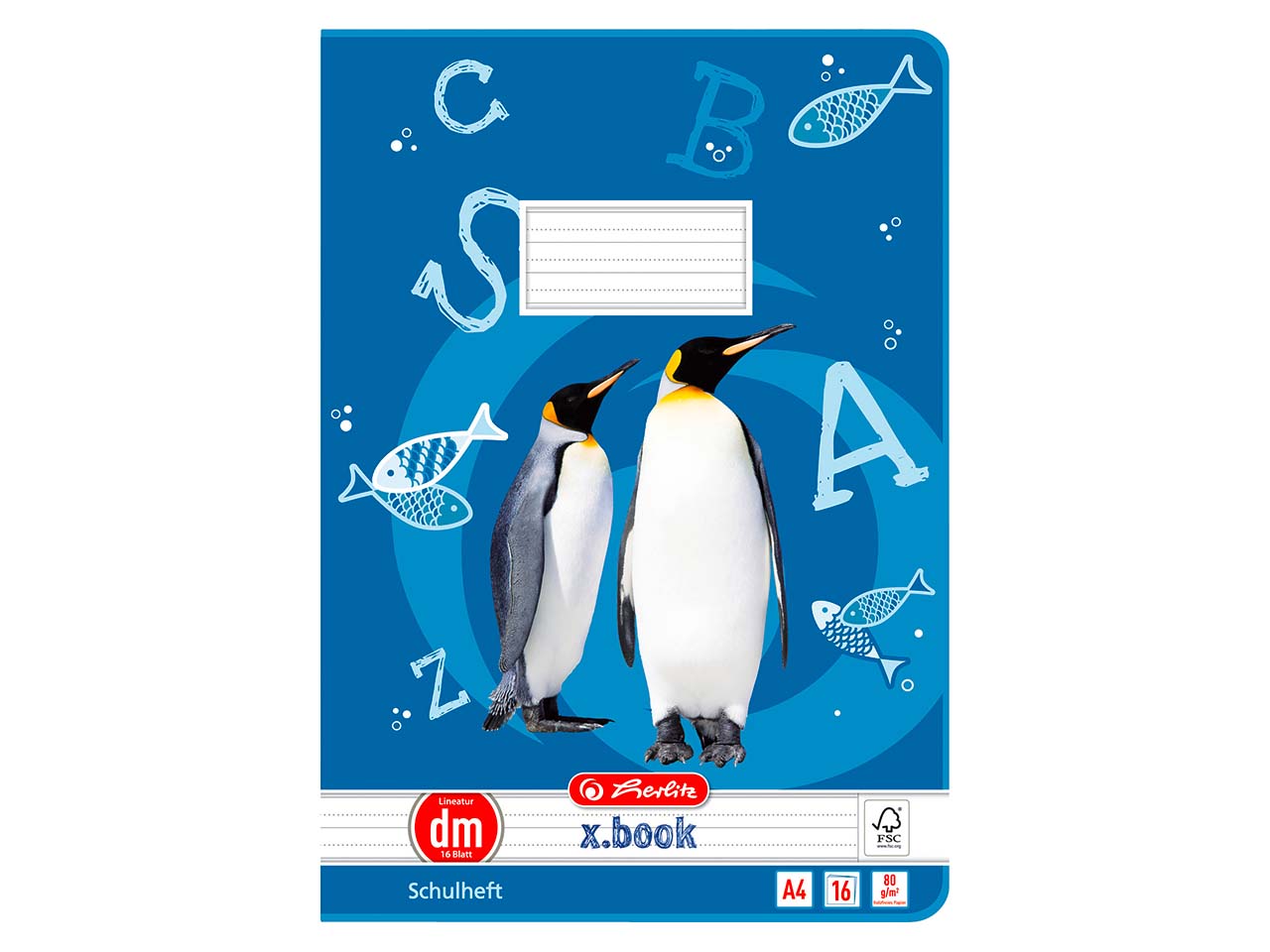 herlitz Schulheft DIN A4 Lineatur dm