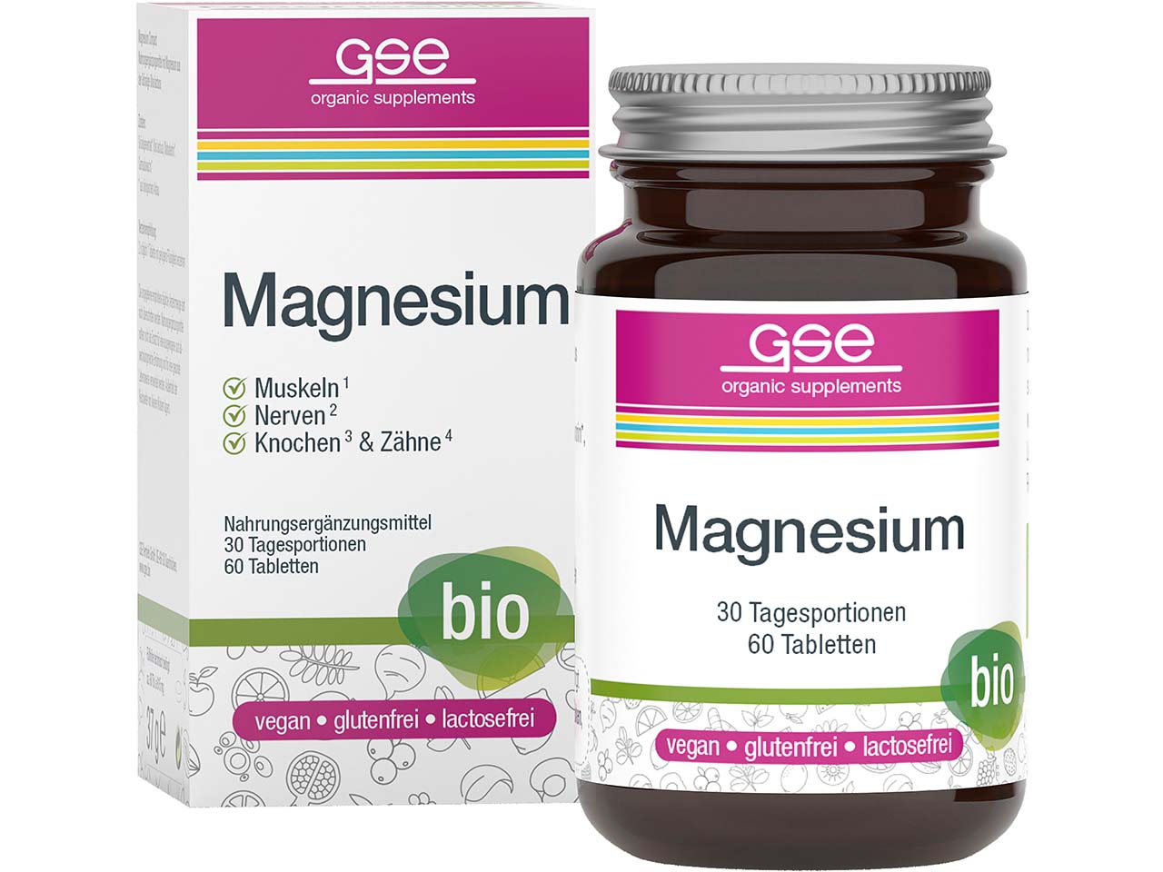 GSE Bio-Tabletten Magnesium Compact, 60 Stück