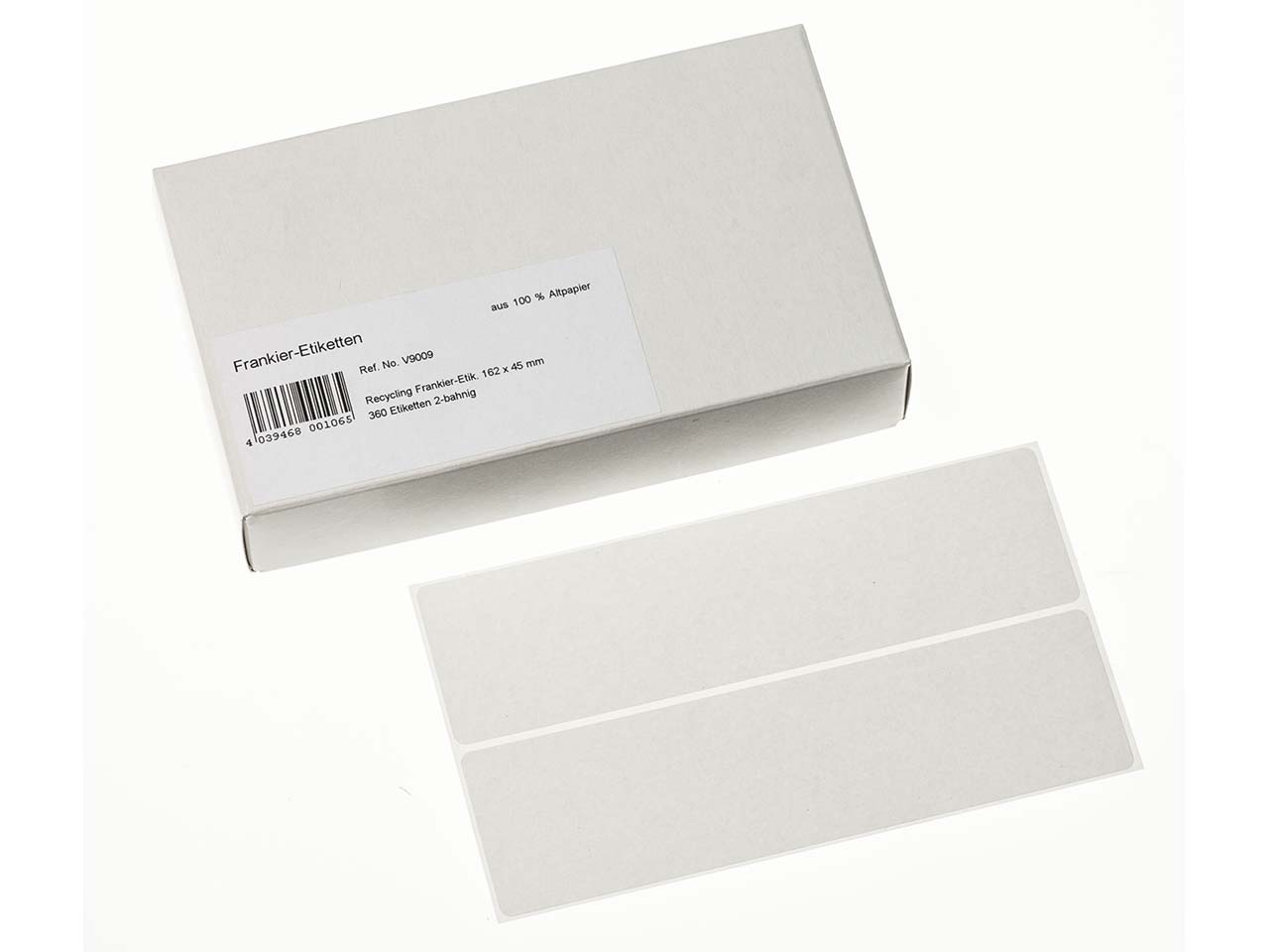 360 Frankier-Etiketten 45x162mm doppelt