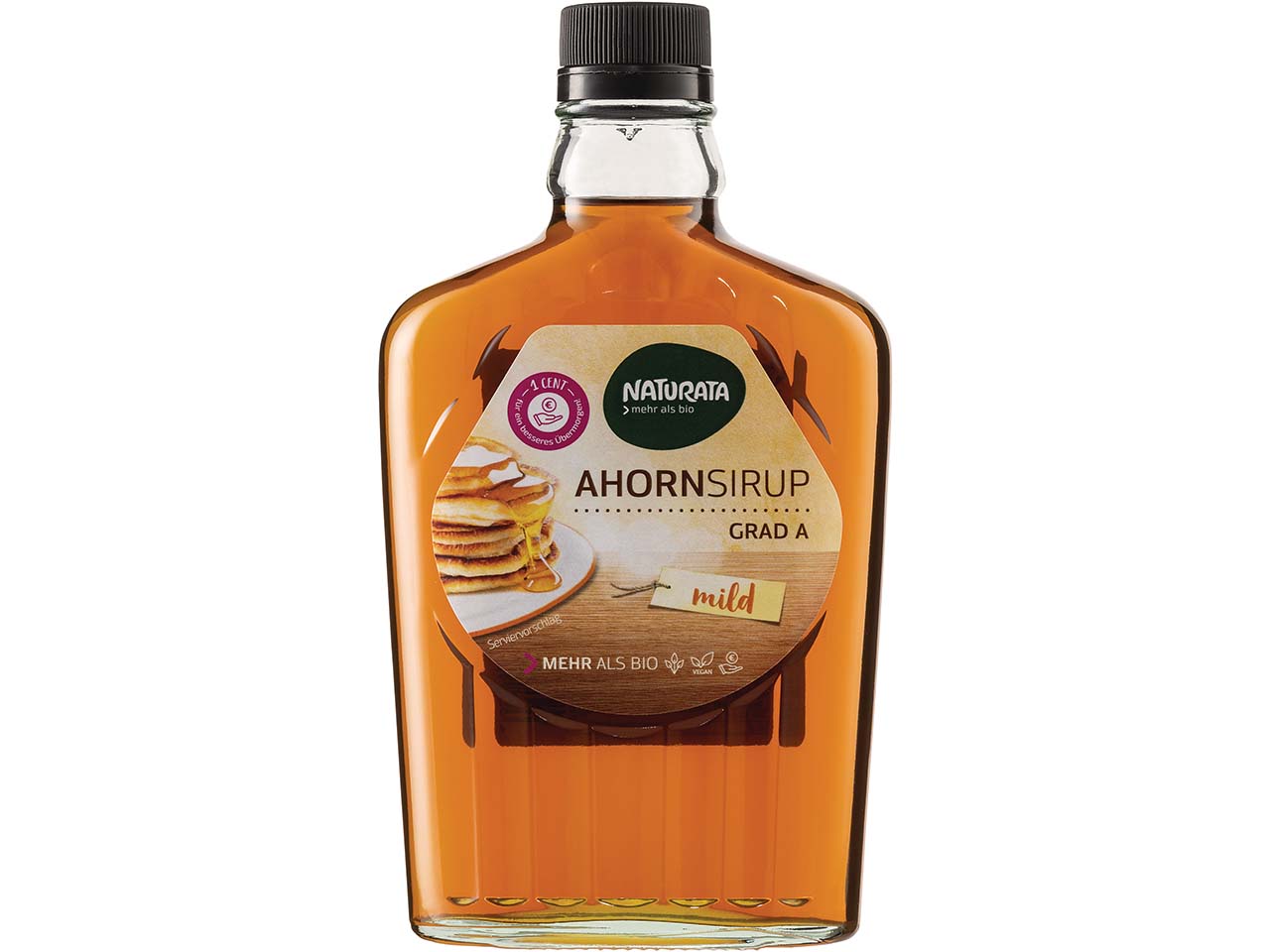 NATURATA Bio-Ahornsirup "Grad A" mild, 375 ml