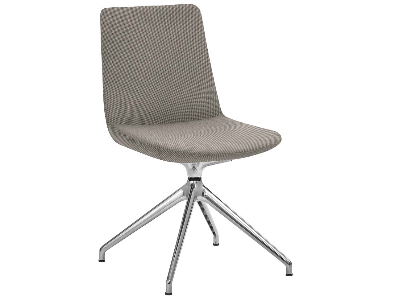 Besucherstuhl "2008" mit Sternfuß-Gestell, beige