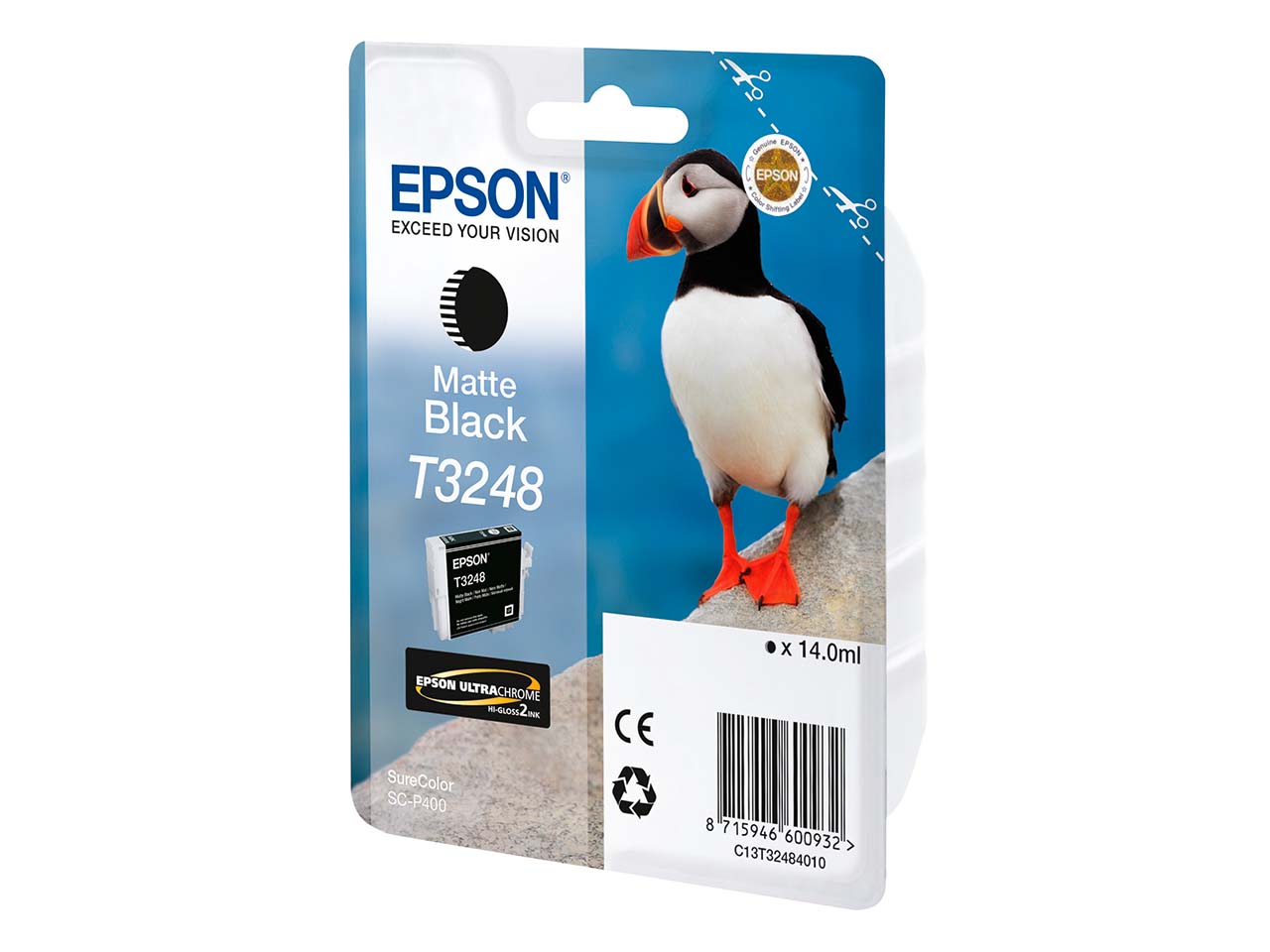Epson Tintenpatrone T3248 matt schwarz