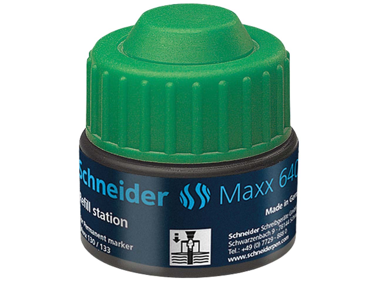 Schneider Nachfülltinte 640 für Permanent-Marker "Maxx 130/133" grün