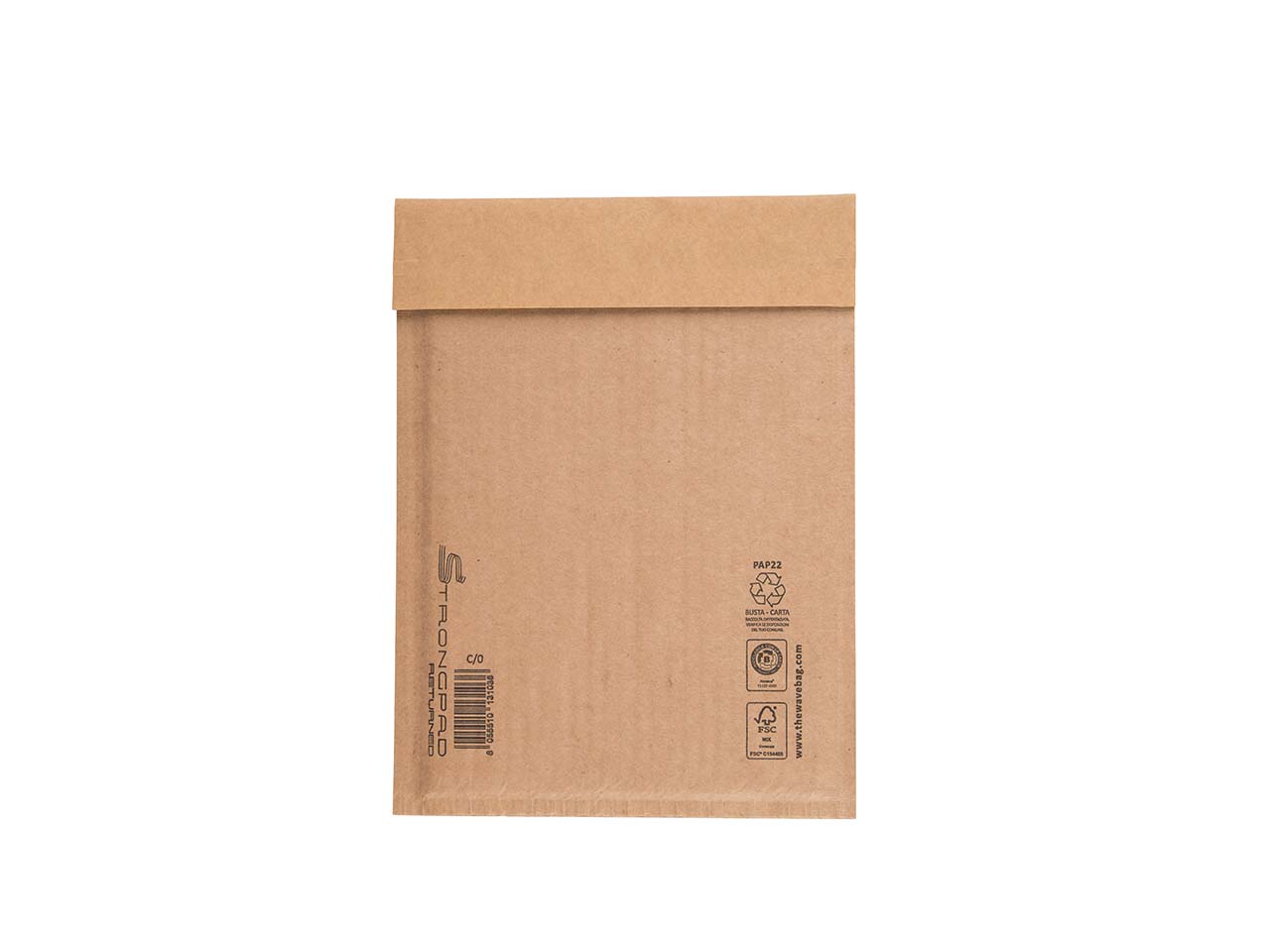 150 Stk. Wellpapp-Versandtaschen mit Retourenklebung, 150 x 215 mm