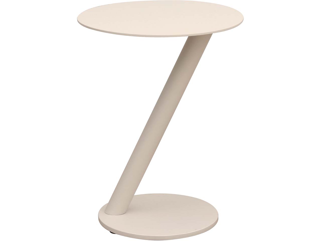 Beistelltisch "Paros" B 45 x T 45 x H 45,5 cm, aus Aluminium, sand