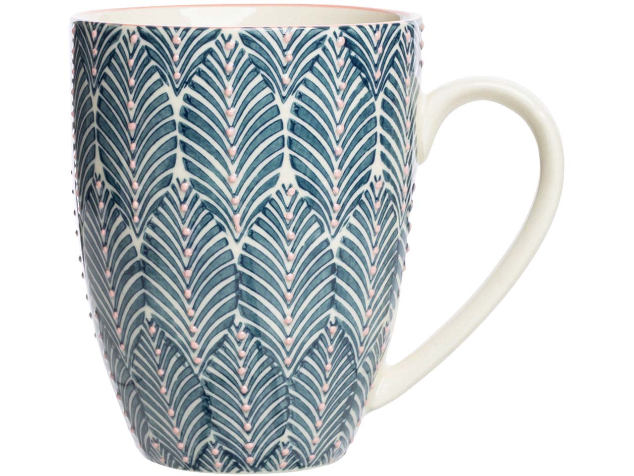 tranquillo Tasse "MIX"N"MATCH" aus Steinzeug, 440 ml, blau