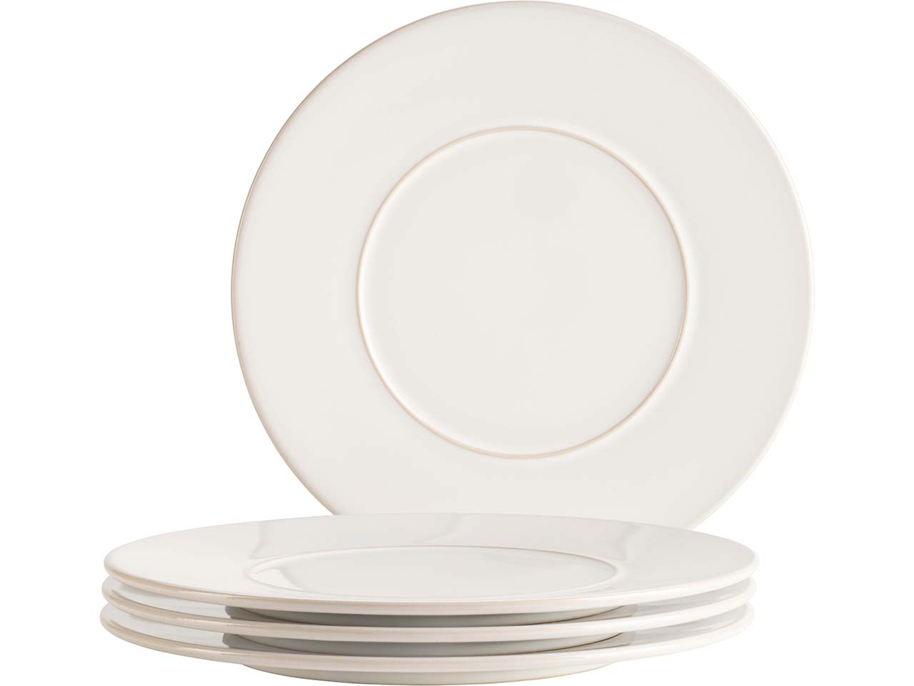 Mäser Speiseteller Set 4-tlg. "Unico" 28 cm, weiß