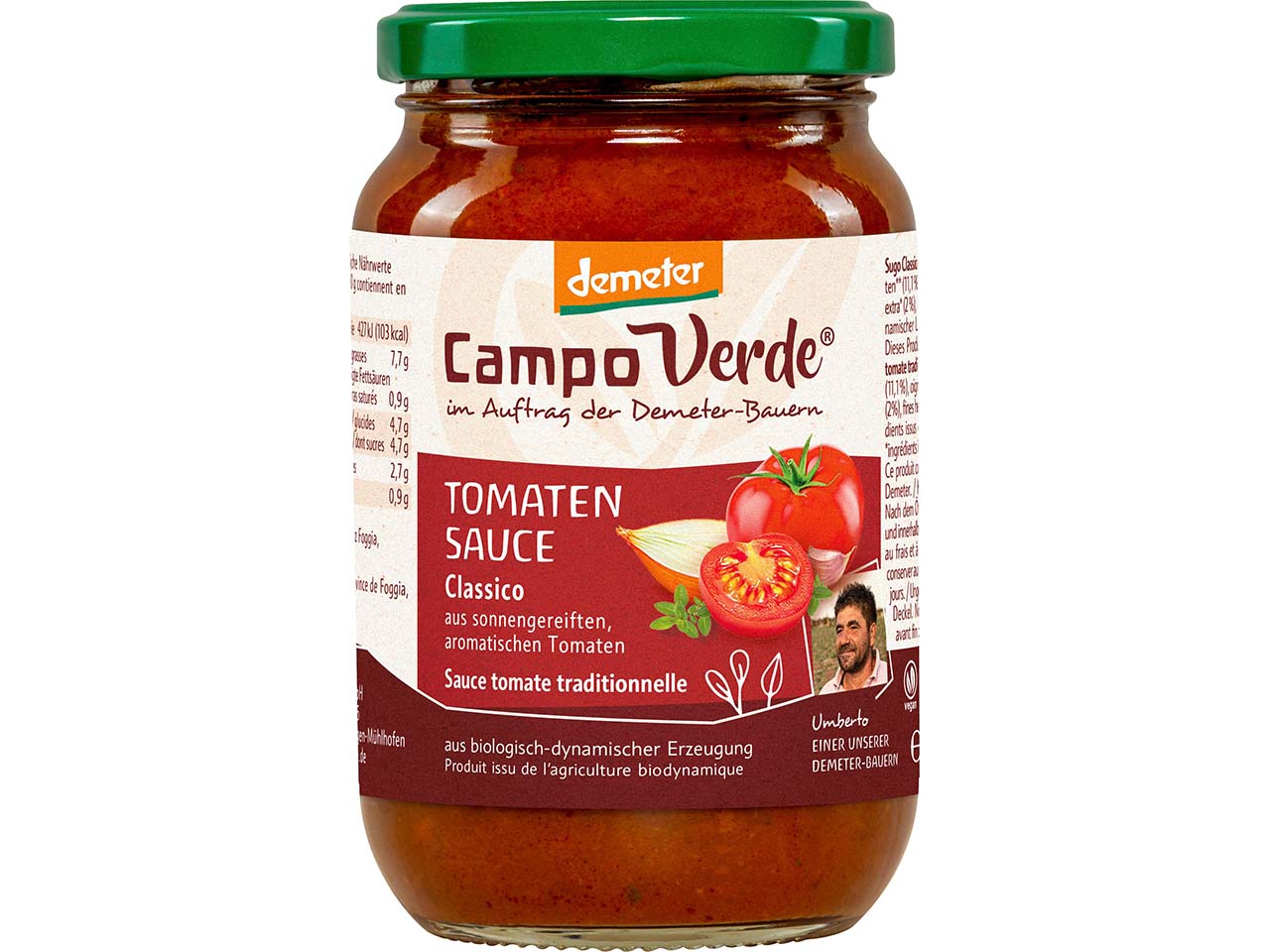 Campo Verde Bio-Tomatensauce "Classico", 350 g