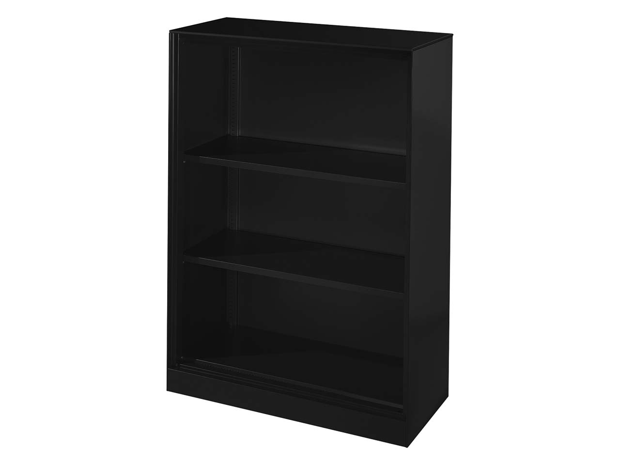 Regal "CONTACT", Höhe 131 cm  (BxT) 80 x 43,5 , schwarz