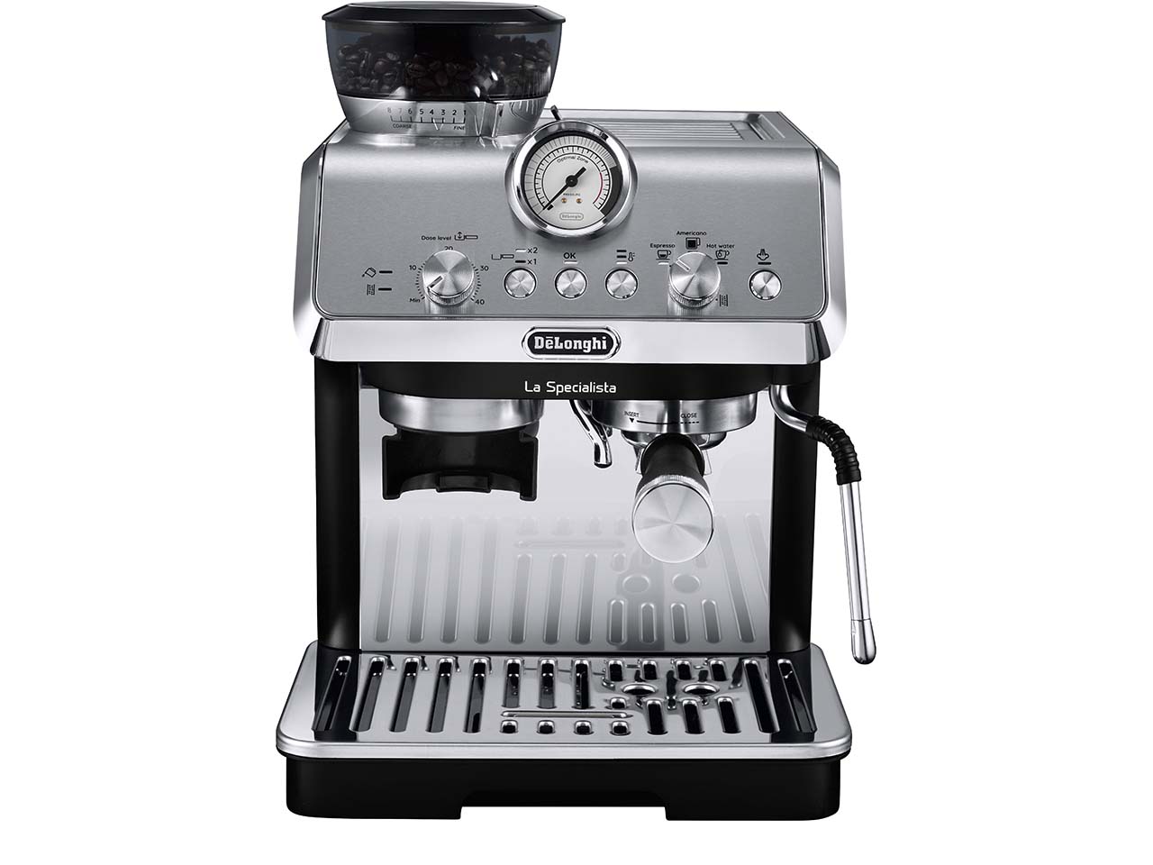 De'Longhi Siebträgermaschine Serie "EC9155.MB" silber
