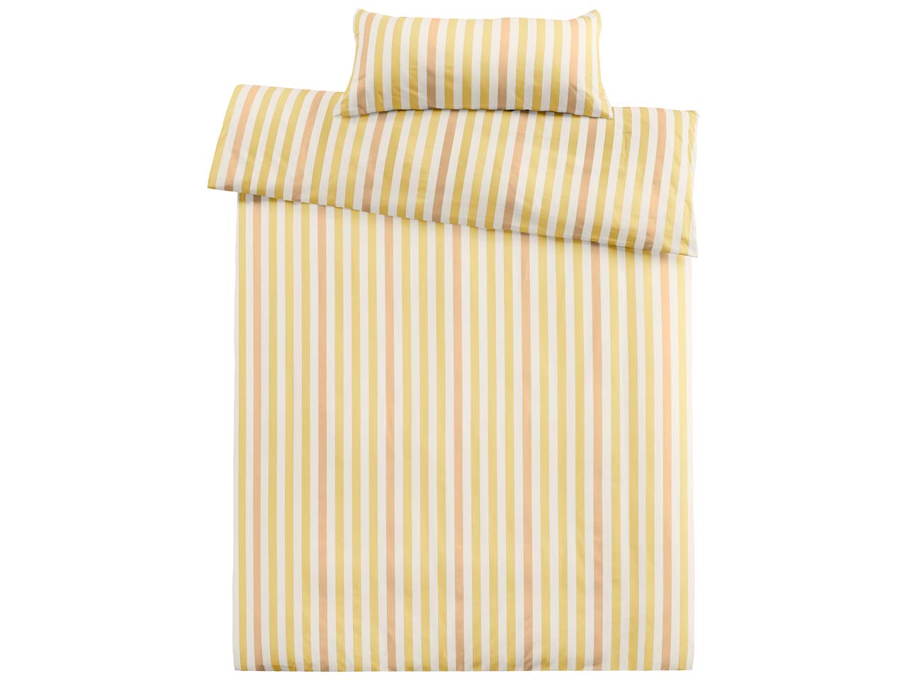 Cotonea Satin-Bettwäsche "Lucca" aus Bio-BW 40 x 80/155 x 220 cm, beige/natur/pfirsich