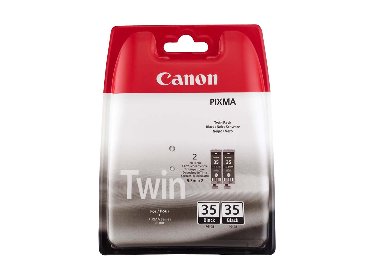 Canon Doppelpack Tintenpatronen PGI-35 schwarz
